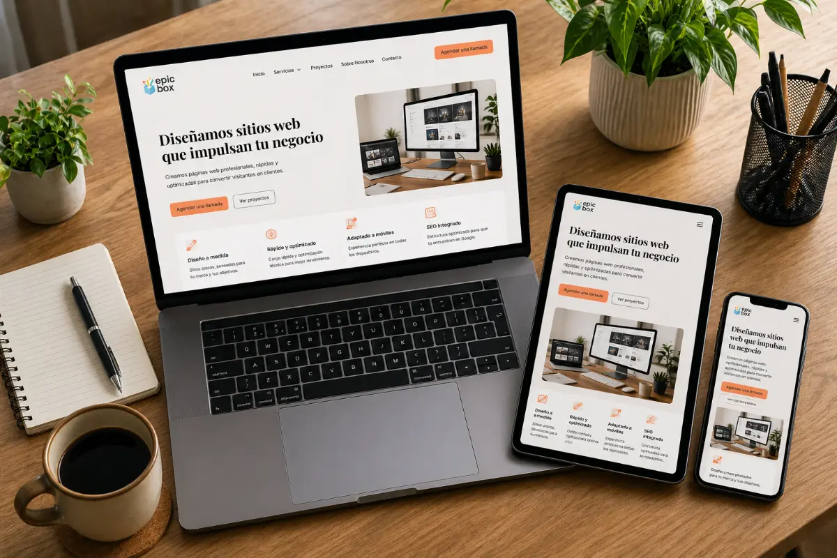 Diseño web responsive adaptado a móvil tablet y ordenador